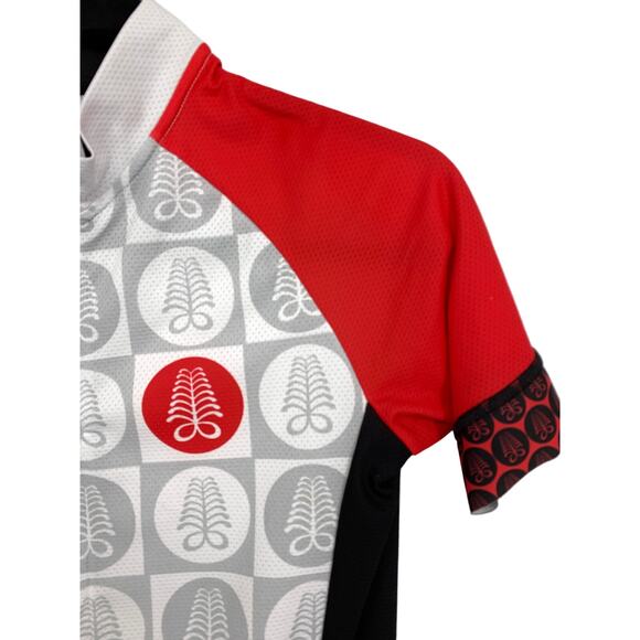 Smashfest Queen Cycling Jersey Women's Size Medium Black Red MCC Logo - Picture 2 of 5